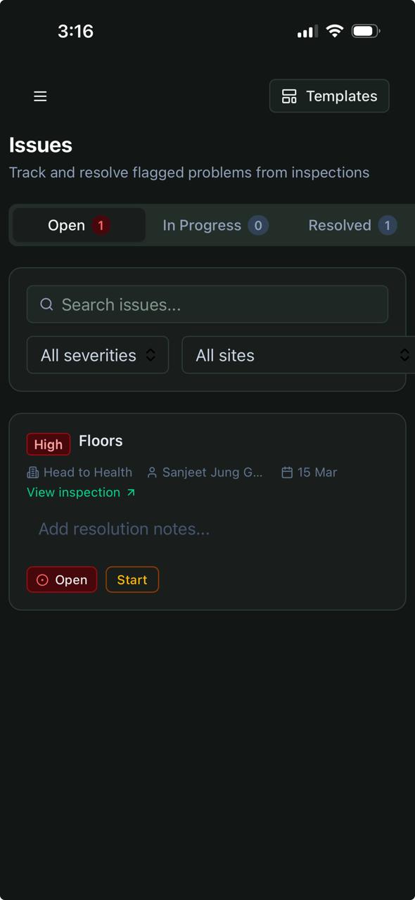 Smart Serve app screenshot 3