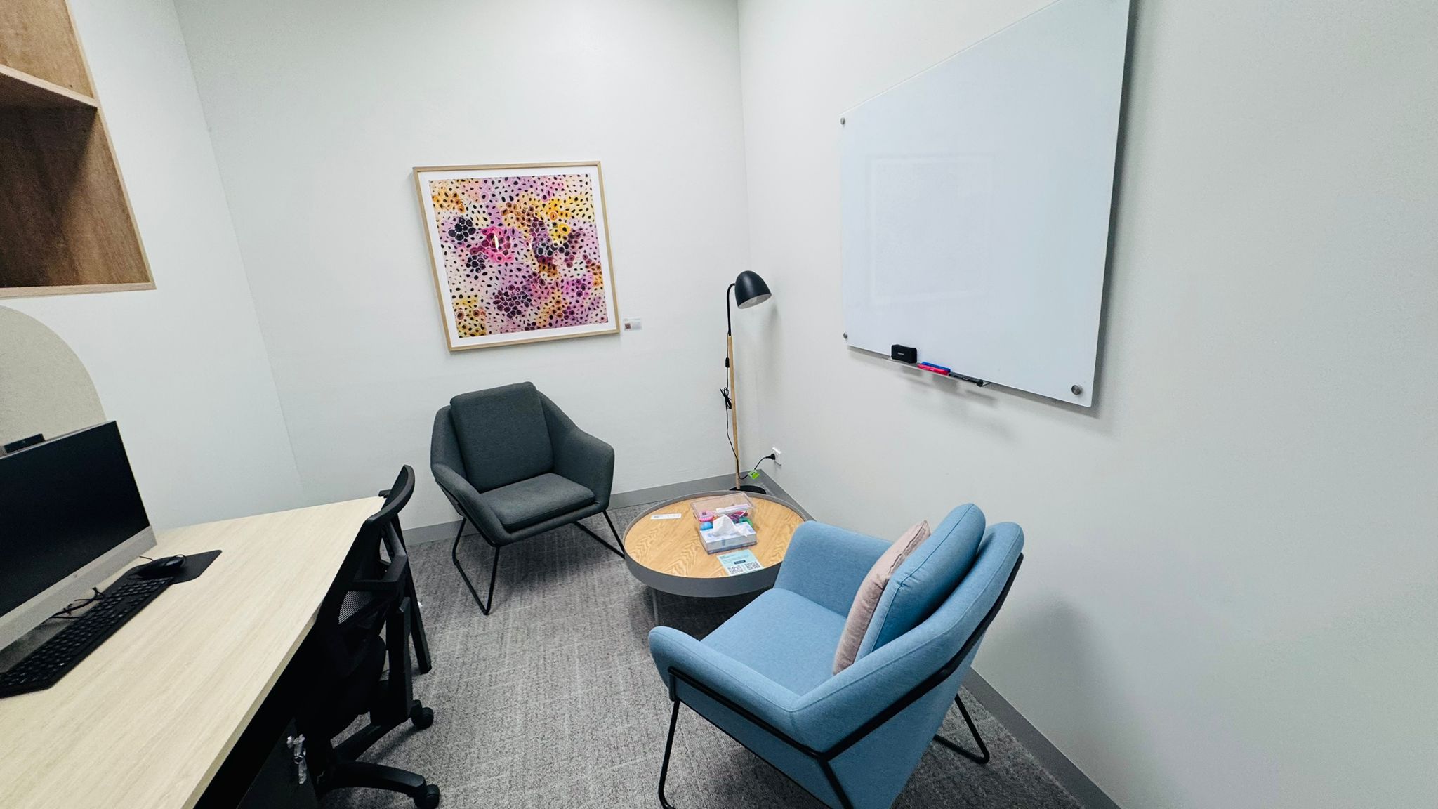 Smart Serve office clean — open plan workspace